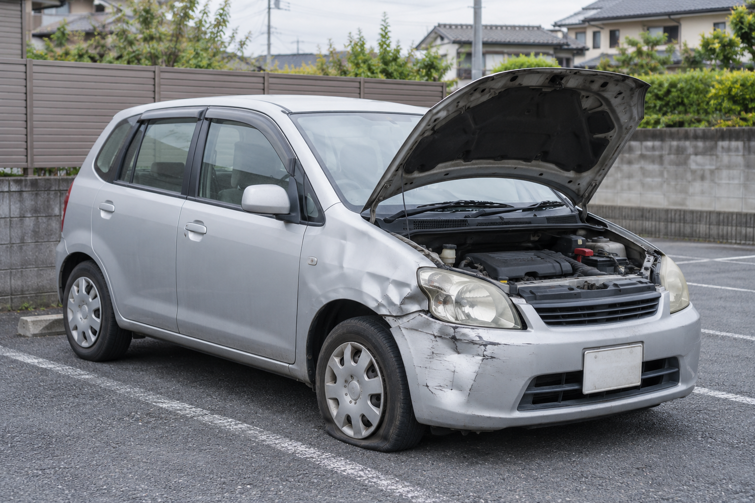 前橋市で廃車買取を検討している故障車・事故車